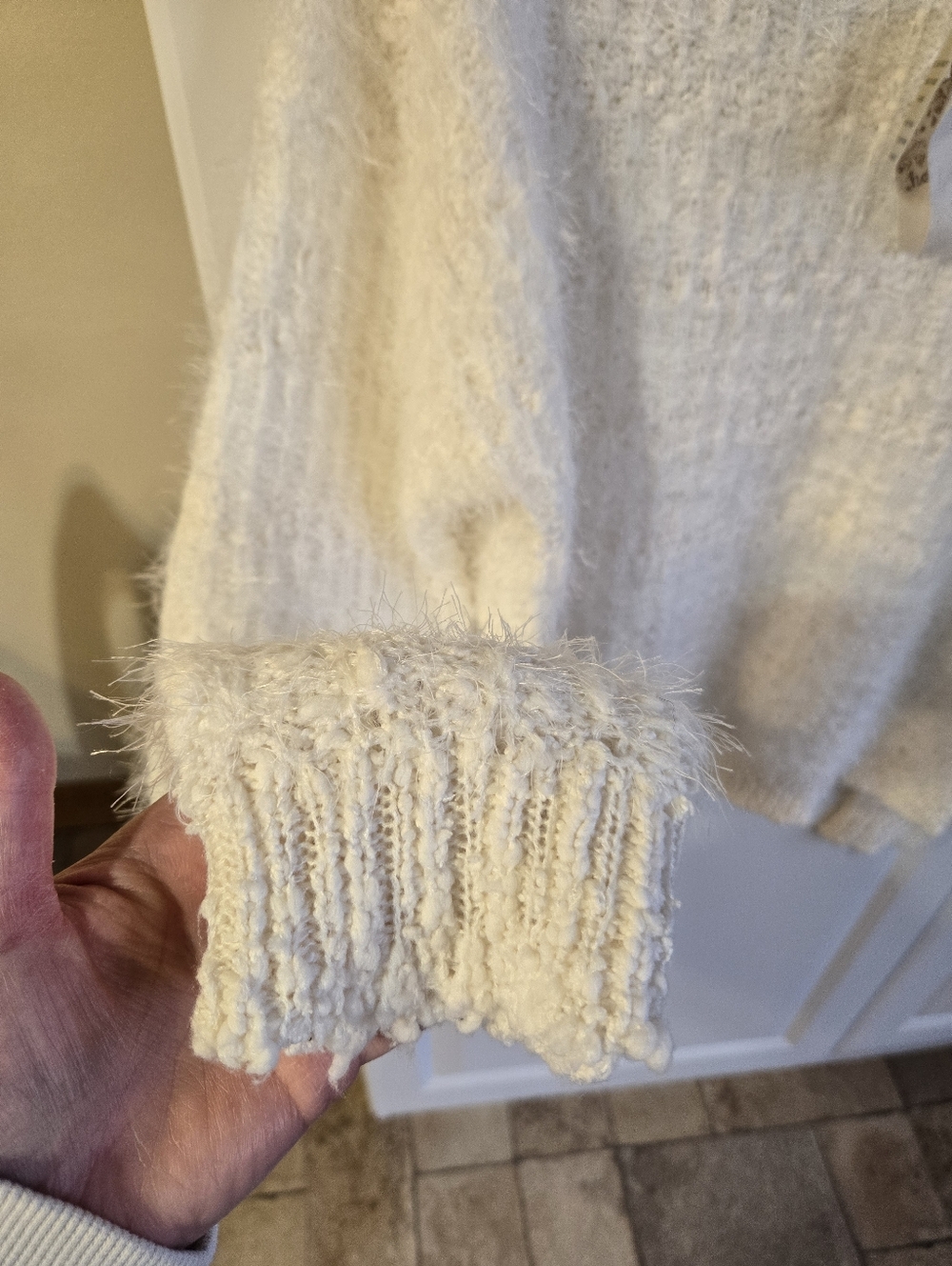 Hem And Thread Sweater - Picture 2 of 3